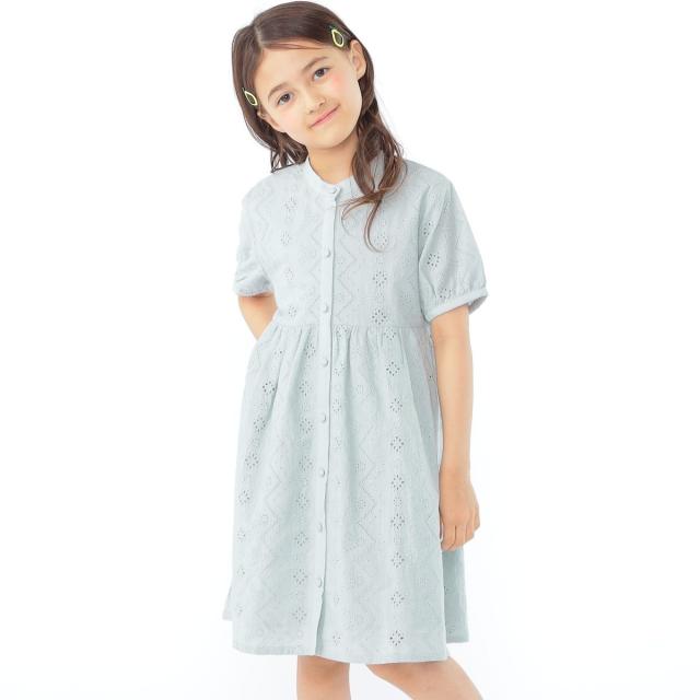 シップス（SHIPS）/SHIPS KIDS:100〜130cm / レース エンブロイダリー ワンピース