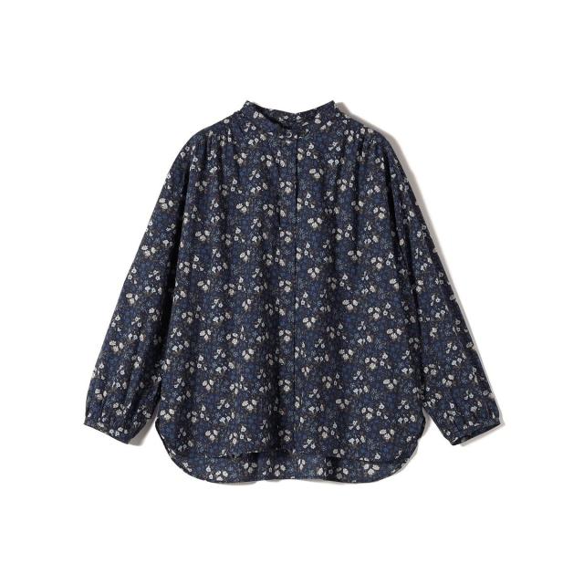 シップス（SHIPS）/SHIPS Primary Navy Label:〈手洗い可能〉LIBERTY ギャザー ブラウス_1