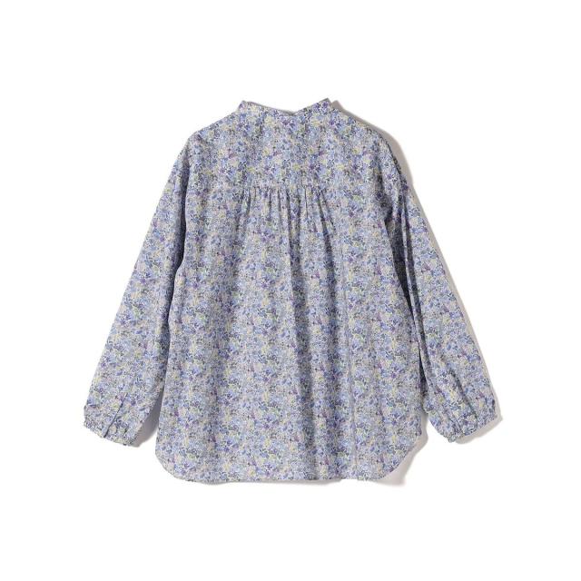 シップス（SHIPS）/SHIPS Primary Navy Label:〈手洗い可能〉LIBERTY ギャザー ブラウス_2
