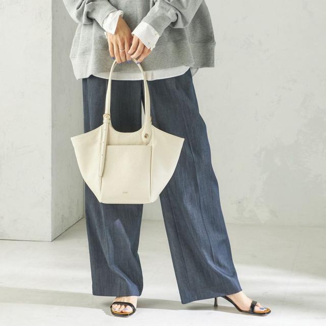 シップス（SHIPS）/BEAURE: ロング ハンドル 2WAY トート バッグ_4