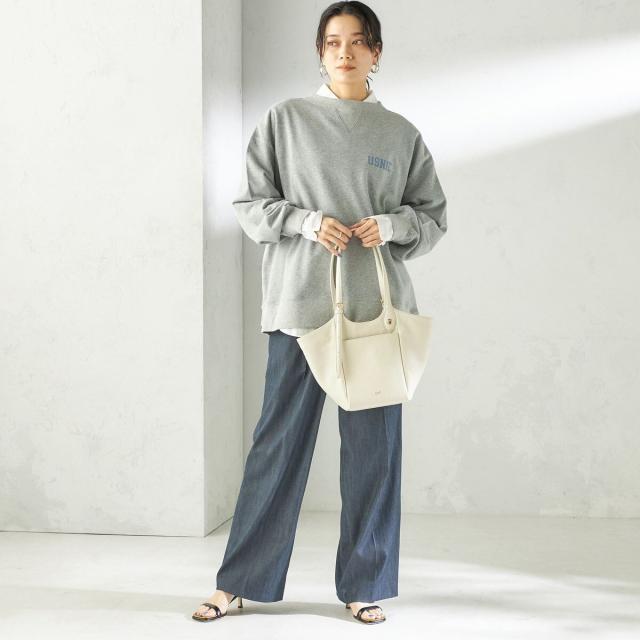シップス（SHIPS）/BEAURE: ロング ハンドル 2WAY トート バッグ_5