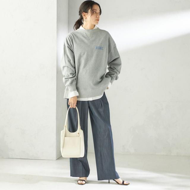 シップス（SHIPS）/BEAURE: ロング ハンドル 2WAY トート バッグ_9