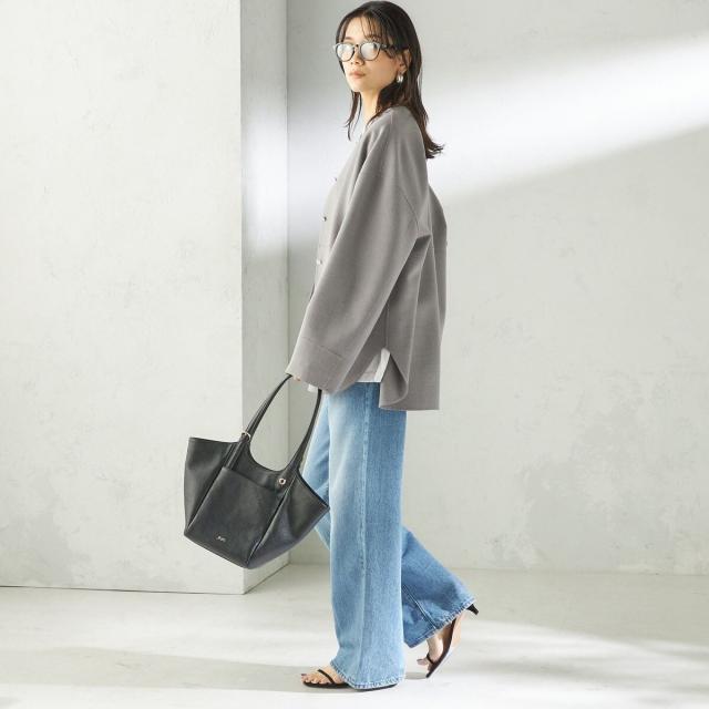 シップス（SHIPS）/BEAURE: ロング ハンドル 2WAY トート バッグ_15