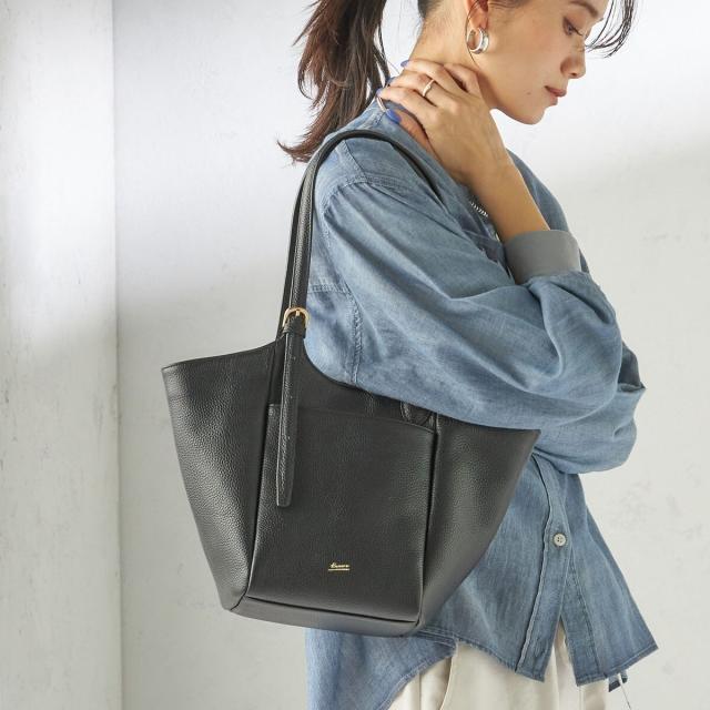 シップス（SHIPS）/BEAURE: ロング ハンドル 2WAY トート バッグ_18