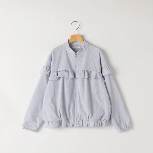 シップス（SHIPS）/SHIPS KIDS:140〜150cm / 〈UVカット〉ドライタッチ フリル ライト ブルゾン