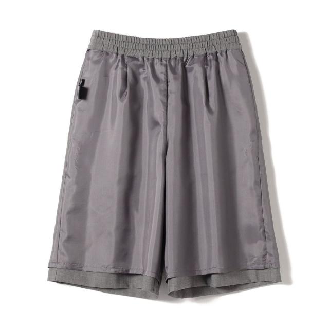シップス（SHIPS）/SHIPS Primary Navy Label:イージー ハーフ パンツ（グレー）_2