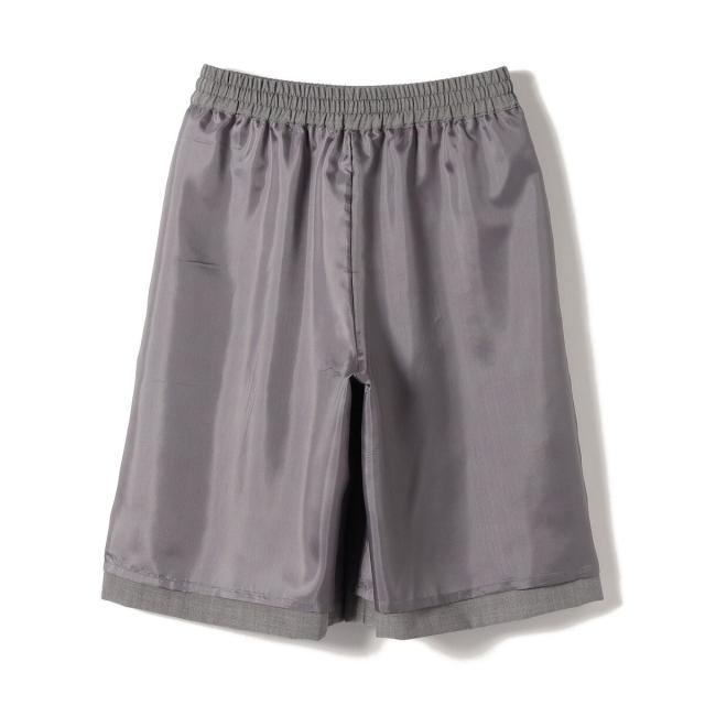 シップス（SHIPS）/SHIPS Primary Navy Label:イージー ハーフ パンツ（グレー）_3