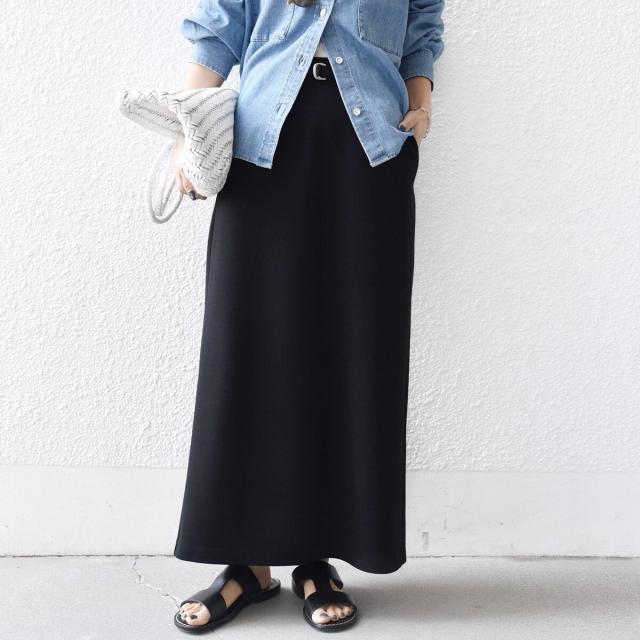 シップス（SHIPS）/堀田茜×SHIPS:〈手洗い可能〉ベルト 付き ジョーゼット スカート_11
