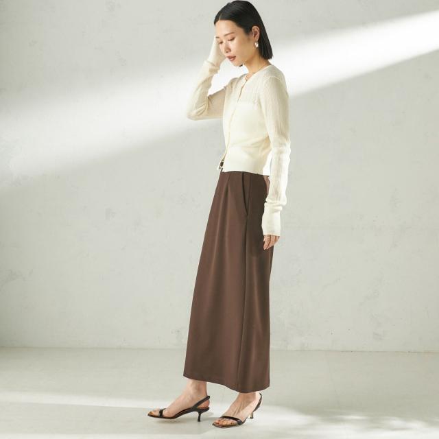 シップス（SHIPS）/堀田茜×SHIPS:〈手洗い可能〉ベルト 付き ジョーゼット スカート_14