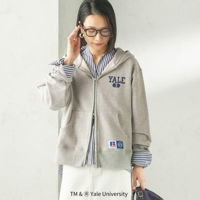 シップス（SHIPS）/RUSSELL ATHLETIC:〈洗濯機可能〉YALE HOODIE