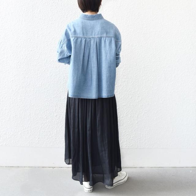 シップス（SHIPS）/〈手洗い可能〉シアー メッシュ ギャザー スカート_19