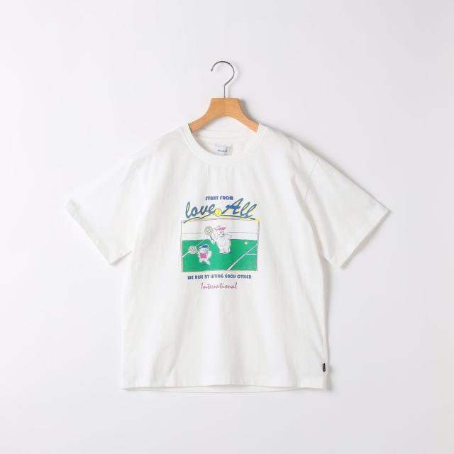 シップス（SHIPS）/ARCH&LINE:155〜165cm / オーガニックコットン プリント Tシャツ
