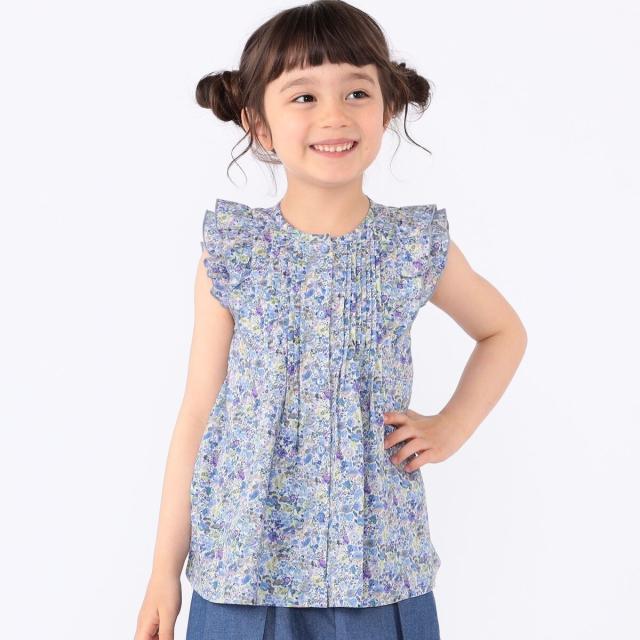 シップス（SHIPS）/SHIPS KIDS:100〜130cm / リバティ フリル ブラウス
