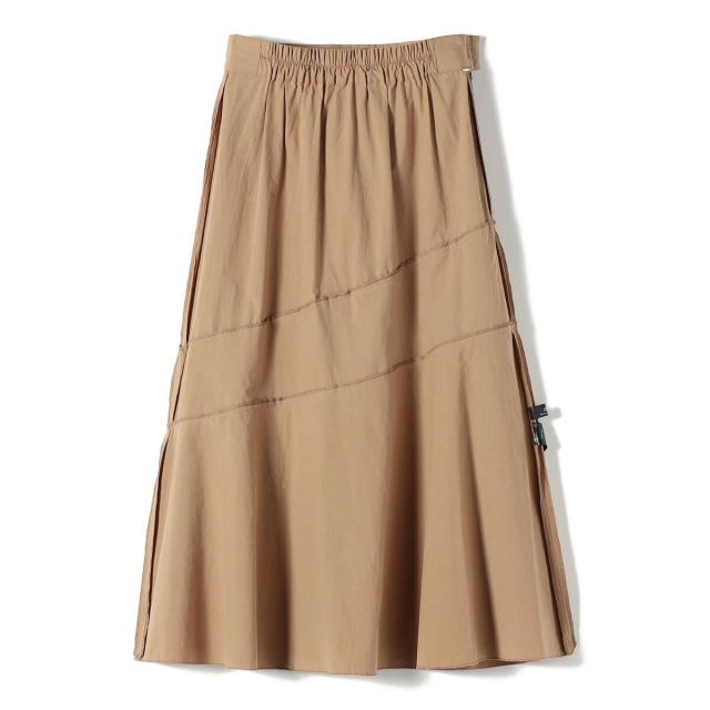 シップス（SHIPS）/SHIPS Primary Navy Label:〈手洗い可能〉アシンメトリー ティアード スカート_5