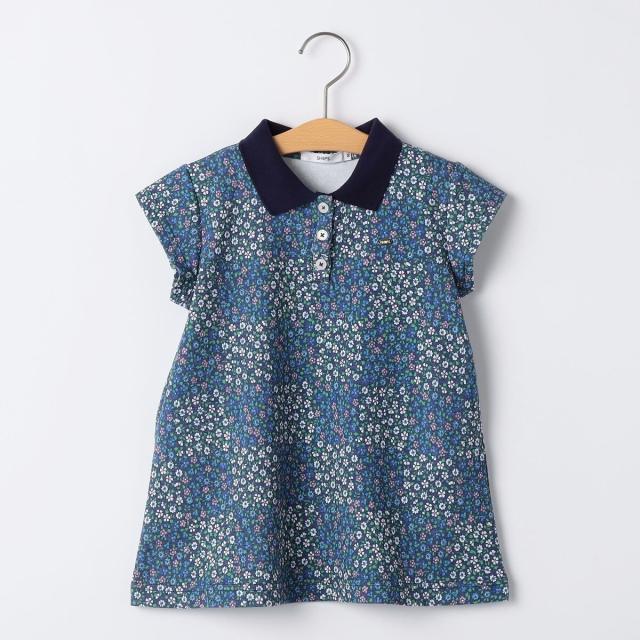 シップス（SHIPS）/SHIPS KIDS:80〜90cm / フラワー ポロシャツ ワンピース