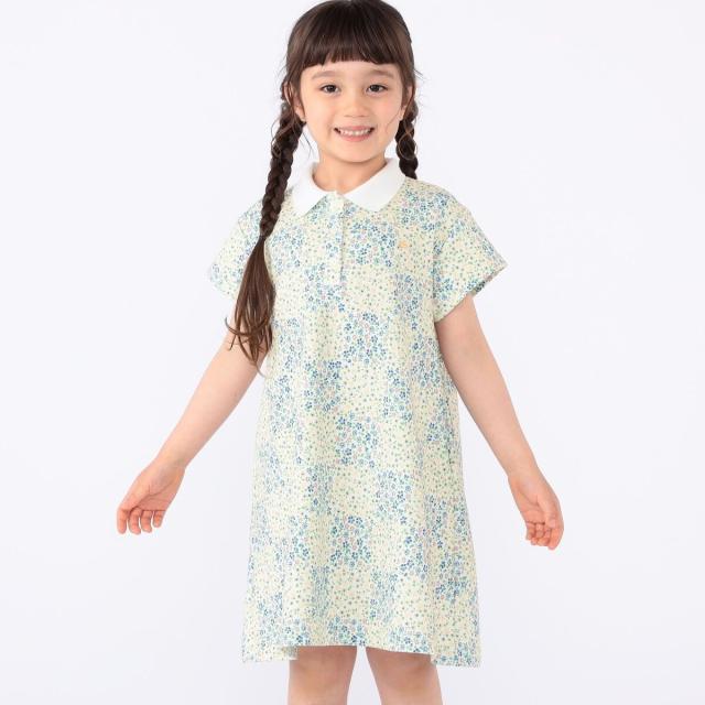 シップス（SHIPS）/SHIPS KIDS:100〜130cm / フラワー ポロシャツ ワンピース