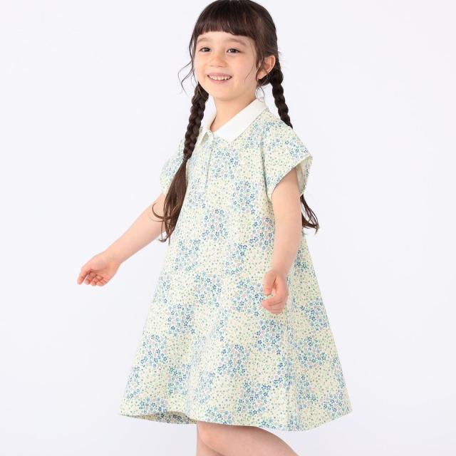 シップス（SHIPS）/SHIPS KIDS:100〜130cm / フラワー ポロシャツ ワンピース_4