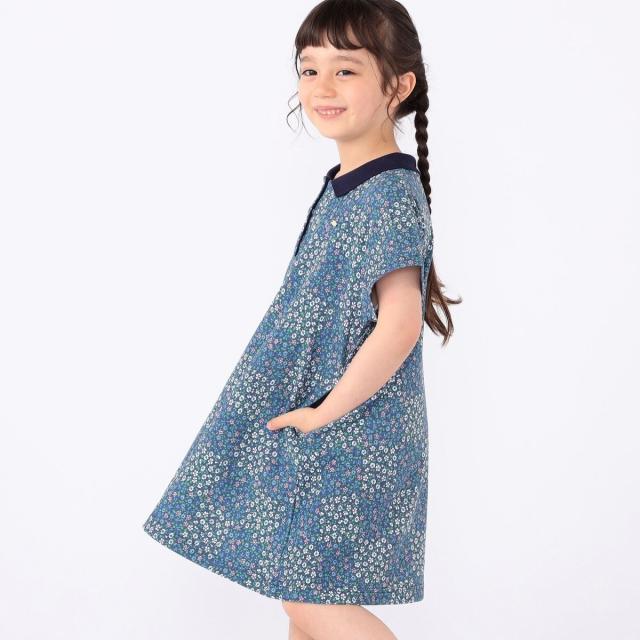 シップス（SHIPS）/SHIPS KIDS:100〜130cm / フラワー ポロシャツ ワンピース_12