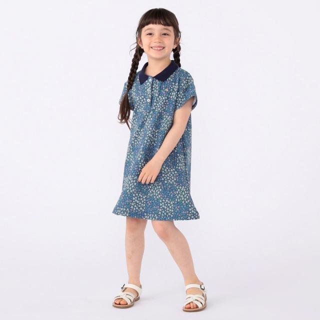 シップス（SHIPS）/SHIPS KIDS:100〜130cm / フラワー ポロシャツ ワンピース_14