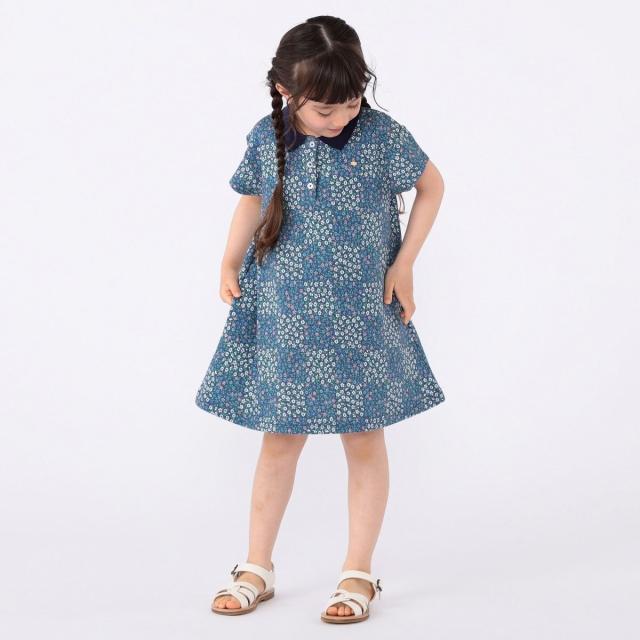 シップス（SHIPS）/SHIPS KIDS:100〜130cm / フラワー ポロシャツ ワンピース_15