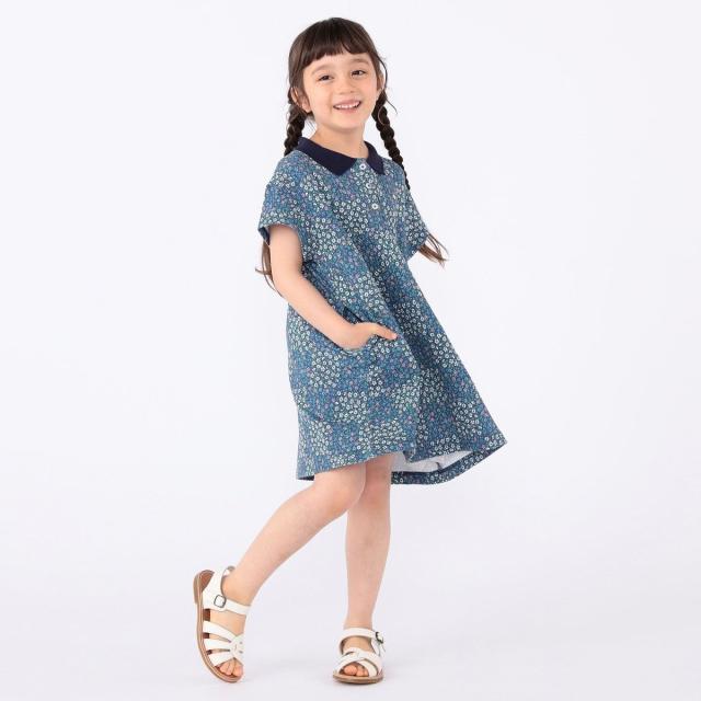 シップス（SHIPS）/SHIPS KIDS:100〜130cm / フラワー ポロシャツ ワンピース_16