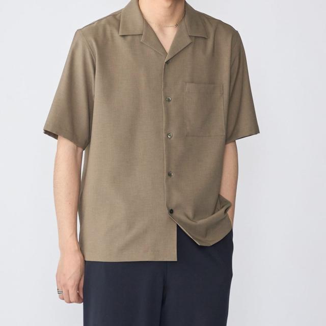 シップス（SHIPS）/SHIPS: 〈MADE IN JAPAN〉Reflax(R) 5スリーブ オープンカラー シャツ_2