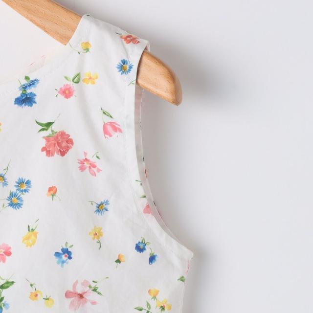 シップス（SHIPS）/SHIPS KIDS:140〜150cm / ノースリーブ フラワー プリント ワンピース_4
