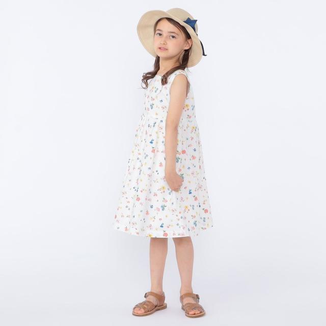 シップス（SHIPS）/SHIPS KIDS:100〜130cm / ノースリーブ フラワー プリント ワンピース_5