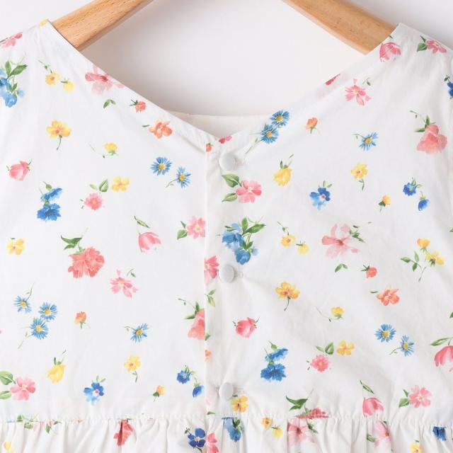 シップス（SHIPS）/SHIPS KIDS:80〜90cm / ノースリーブ フラワー プリント ワンピース_7