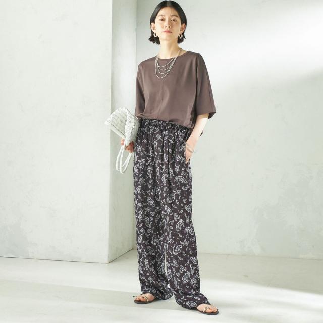 シップス（SHIPS）/【SHIPS別注】TICCA×manipuri:〈手洗い可能〉プリント パンツ_7