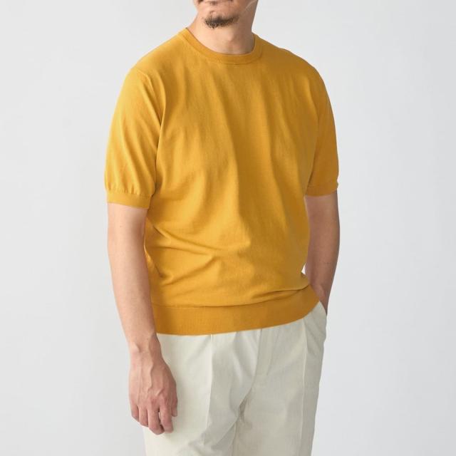 シップス（SHIPS）/SHIPS:〈接触冷感〉 ICE COTTON クルーネック ショート スリーブ ニット Tシャツ 8,791円