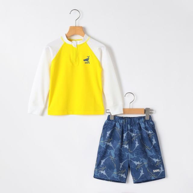 シップス（SHIPS）/SHIPS KIDS:110〜150cm / 〈UVカット〉ラッシュガード スイムショーツ セット