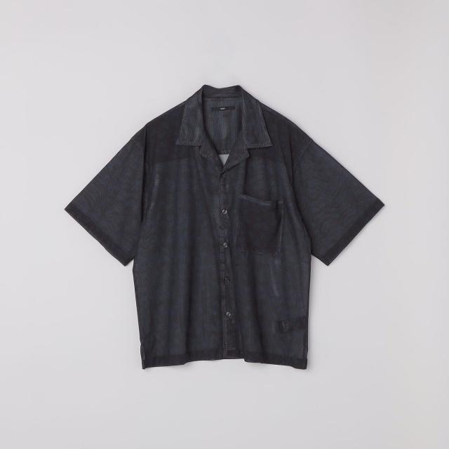 シップス（SHIPS）/SHIPS: メッシュ リーフプリント ショートスリーブ シャツ_15