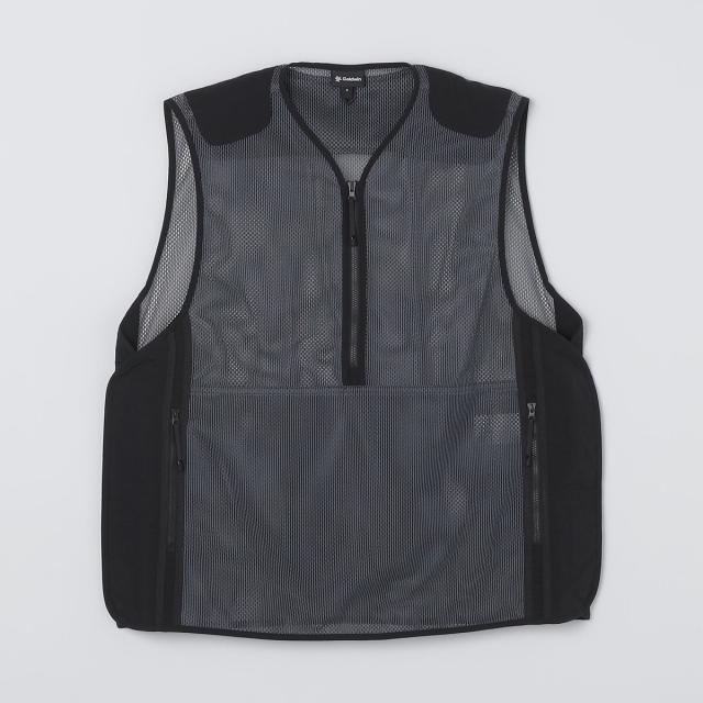 【NEW】シップス（SHIPS）/Goldwin: TONALITH MESH HALF ZIP VEST