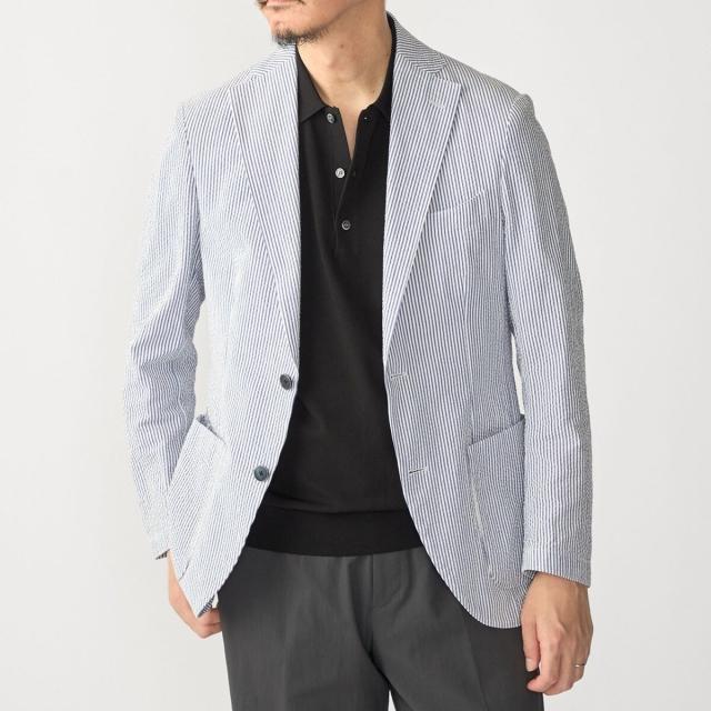 シップス（SHIPS）/SHIPS:〈洗濯機可能〉MADE IN JAPAN シアサッカー ウォッシュド シャツ ジャケット
