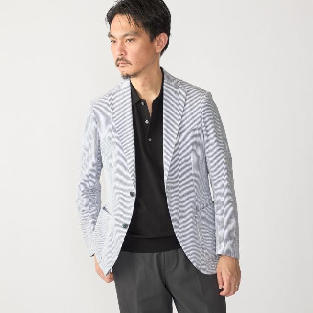 シップス（SHIPS）/SHIPS:〈洗濯機可能〉MADE IN JAPAN シアサッカー ウォッシュド シャツ ジャケット_1