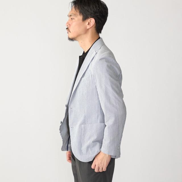 シップス（SHIPS）/SHIPS:〈洗濯機可能〉MADE IN JAPAN シアサッカー ウォッシュド シャツ ジャケット_2