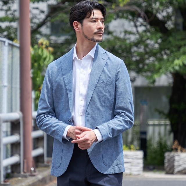 シップス（SHIPS）/SHIPS:〈洗濯機可能〉MADE IN JAPAN コットン/リネン ウォッシュド ジャケット_1