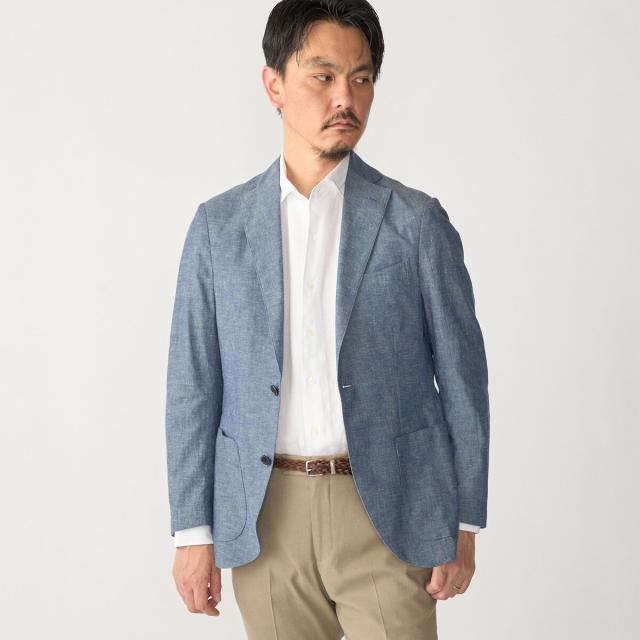 シップス（SHIPS）/SHIPS:〈洗濯機可能〉MADE IN JAPAN コットン/リネン ウォッシュド ジャケット_3