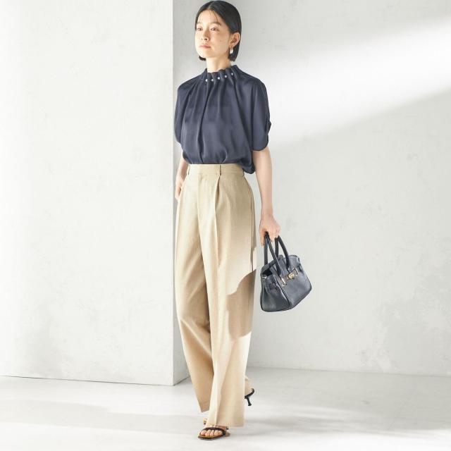 シップス（SHIPS）/〈洗濯機可能/接触冷感/吸水速乾〉FUNCTION セミワイド パンツ（セットアップ対応可）_3