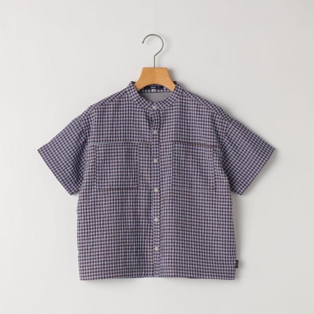 【NEW】シップス（SHIPS）/SHIPS KIDS:140〜160cm /〈UVカット/吸水速乾〉ドライタッチ バンドカラー シャ