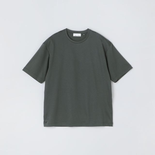 【NEW】シップス（SHIPS）/SHIPS: I Cottoni di Albini クルーネック スムース ショートスリーブ Tシ