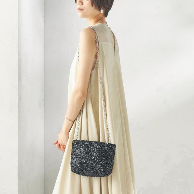 【NEW】シップス（SHIPS）/troisiemeCHACO: ビーズ ポシェット