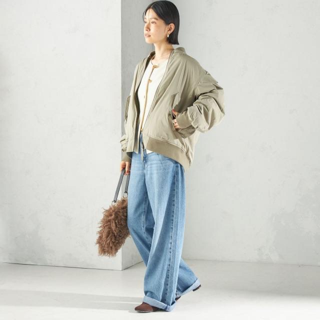 シップス(SHIPS)/【SHIPS別注】ARMY TWILL: リバーシブル フリース ブルゾン シップス(SHIPS)/【SHIPS別注】ARMY TWILL: リバーシブル フリース ブルゾン