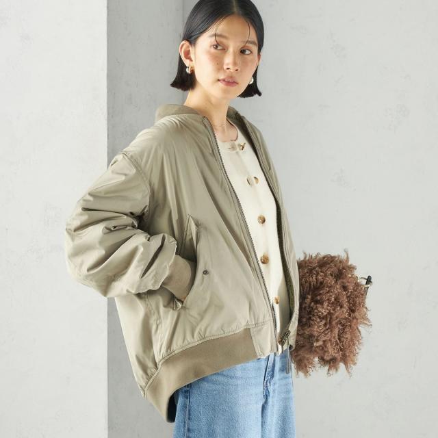 シップス(SHIPS)/【SHIPS別注】ARMY TWILL: リバーシブル フリース ブルゾン シップス(SHIPS)/【SHIPS別注】ARMY TWILL: リバーシブル フリース ブルゾン