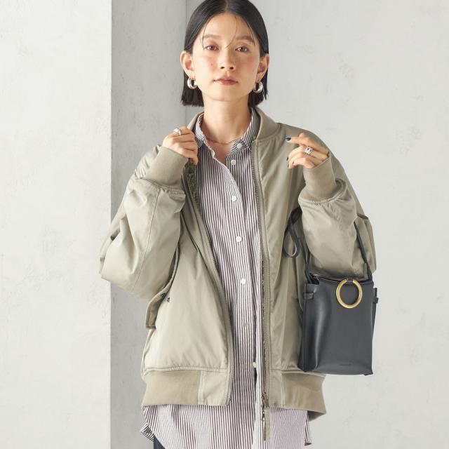 シップス(SHIPS)/【SHIPS別注】ARMY TWILL: リバーシブル フリース ブルゾン シップス(SHIPS)/【SHIPS別注】ARMY TWILL: リバーシブル フリース ブルゾン