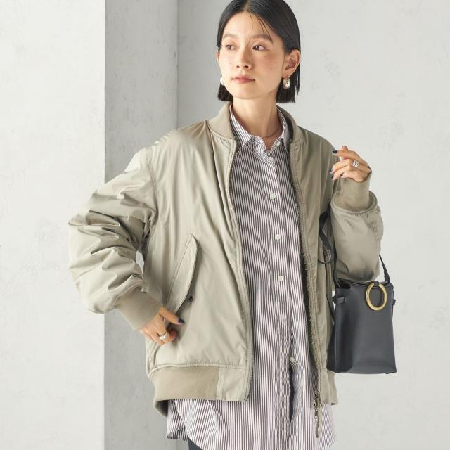 シップス(SHIPS)/【SHIPS別注】ARMY TWILL: リバーシブル フリース ブルゾン シップス(SHIPS)/【SHIPS別注】ARMY TWILL: リバーシブル フリース ブルゾン