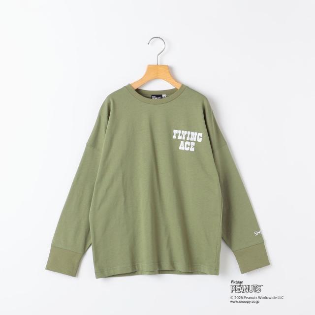【NEW】シップス（SHIPS）/SHIPS KIDS:140〜160cm / PEANUTS FA プリント ロングスリーブ Tシャ