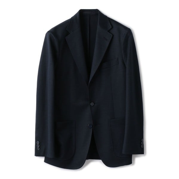 シップス/ＳＤ：　【ラミー】　ジャージー　ウォッシャブル　ジャケット　（ネイビー）