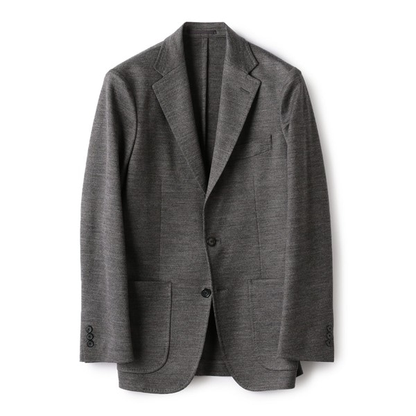 シップス/ＳＤ：　【ラミー】　ジャージー　ウォッシャブル　ジャケット　（チャコールグレー）